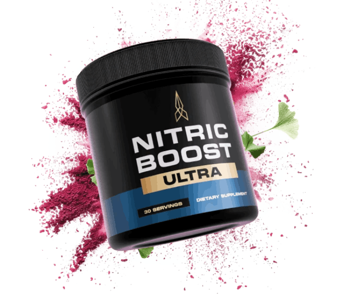 Premium Nitric Boost dietary supplement bottle for men seeking natural circulatory support and performance enhancement.